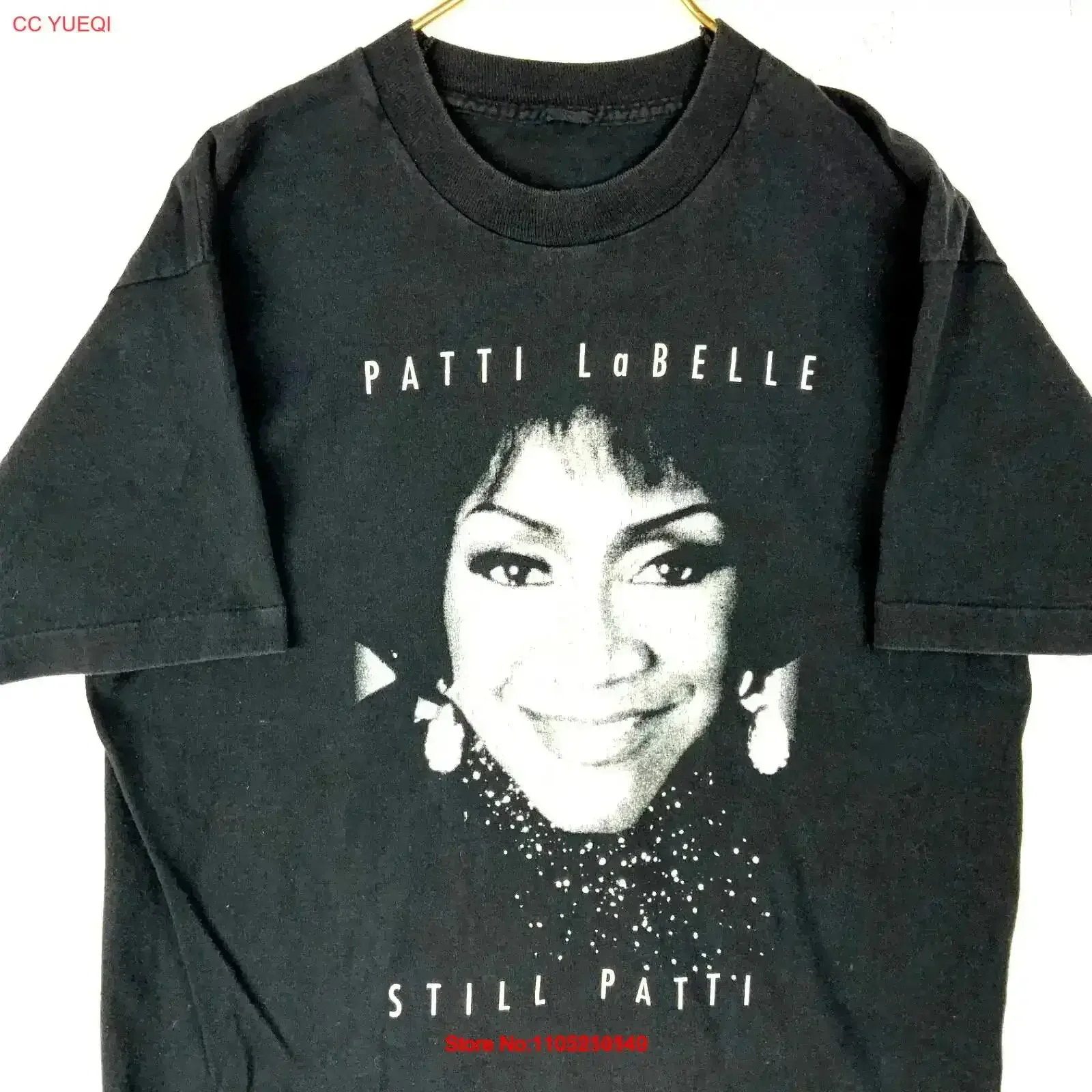 Vintage Patti Labelle T Shirt Large Black Soul Music 1993 Still Tour 1990s Washed Stretched Top For Everyday Wear Soft vintage