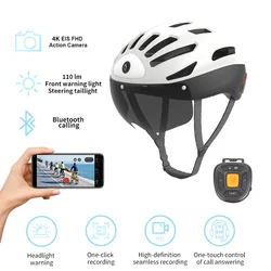 ヘルメットカメラ4 k runcam自転車バイク無線ヘルメットバイクmohocモトビデオ自転車とbluetooth互換性があります