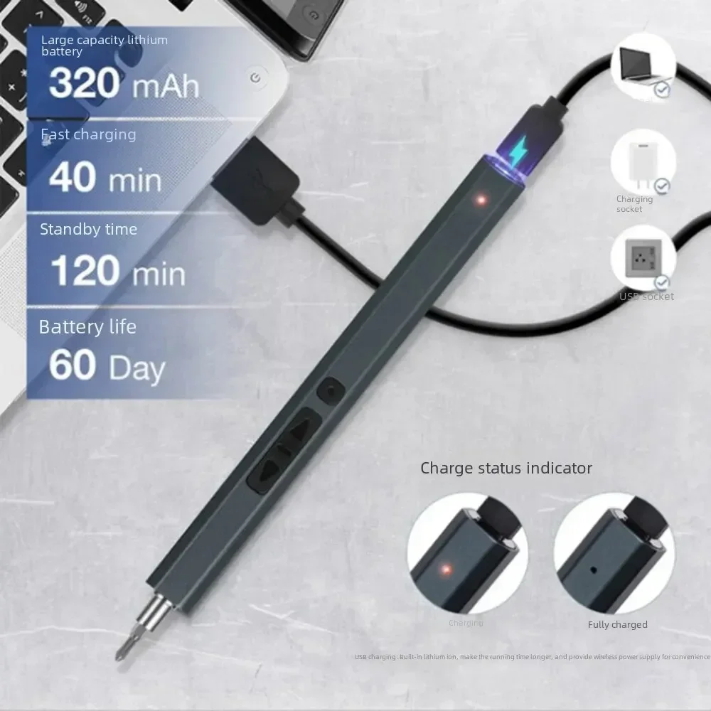 

12-In-1 50-In-1 Rechargeable Wireless Cordless Charging Electric Screwdriver Set Bit for Phone Game Machine Toy Computer