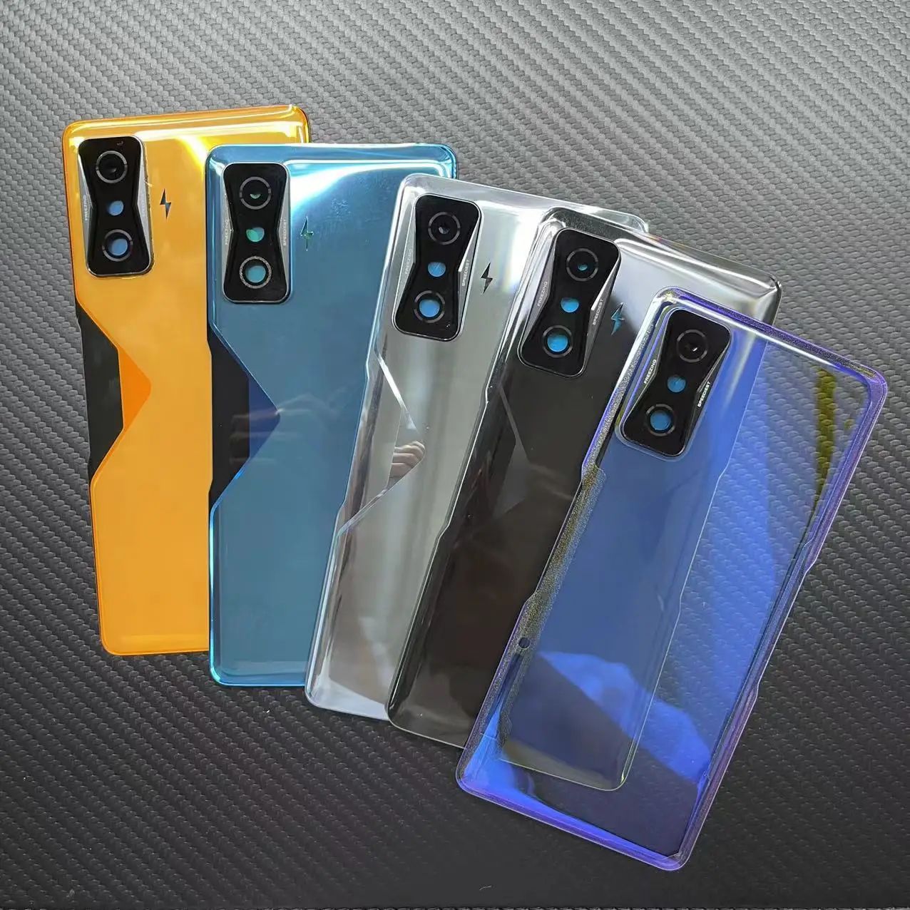 Battery Back Cover for Xiaomi POCO F4 GT Redmi K50 Gaming Rear Housing Door Panel Case Replacement+Sticker 21121210G 21121210C