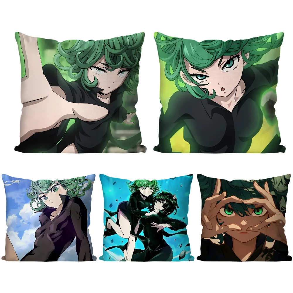 Senritsu no Tatsumaki anime One Punch Man Pillow Case Square Pillow BedroomSofaLeisureComfortCarLivingRoom Home Decoration 40X40