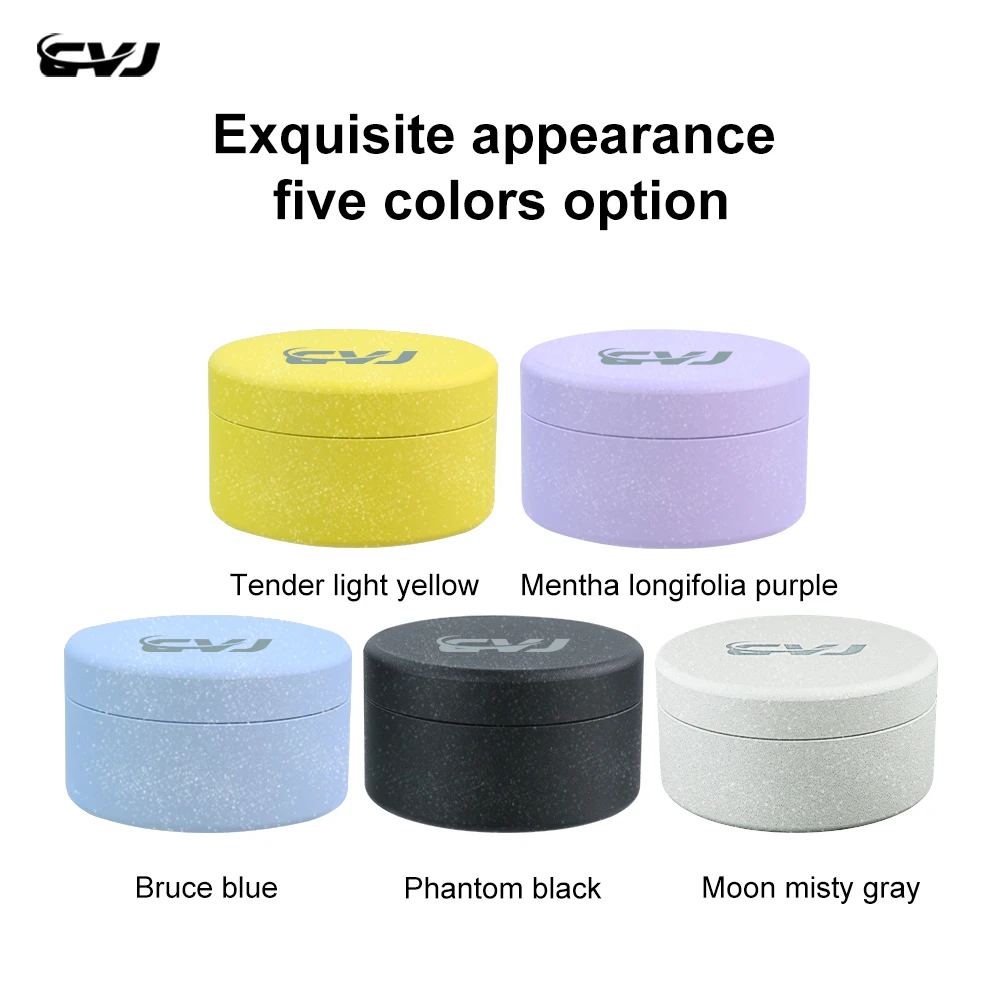 CVJ Earphone Voyager logam, kotak penyimpanan Earphone portabel anti-tekanan/tahan air/Anti gores kelas atas