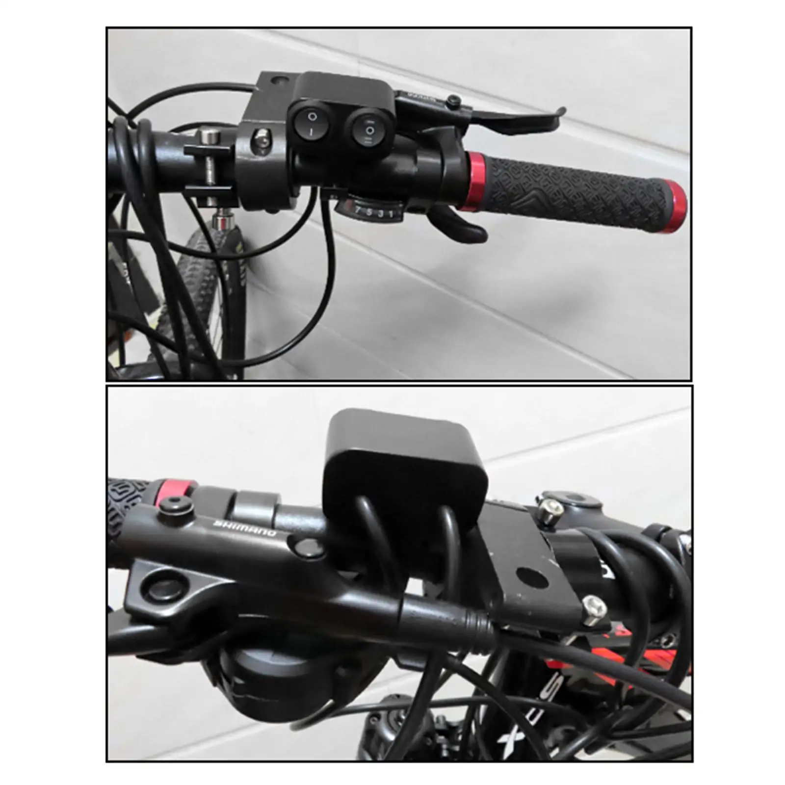 

ATV Motorcycle Handlebar Switch 2 Wire Aluminum Alloy Waterproof for Headlight Fog Lamp 22mm Easy Install