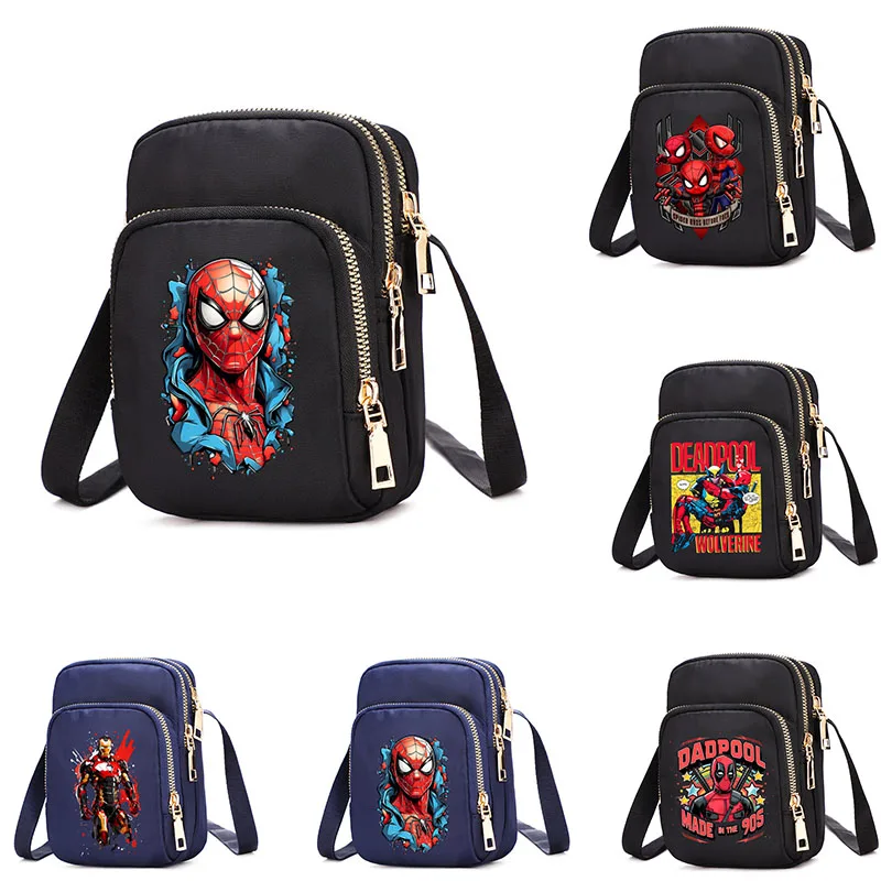 2024 Spider-man Women's Shoulder Bag Anime Handbag New Ins Ladies Handbag Cool Shoulder Bags Casual Commuting Crossbody Bags