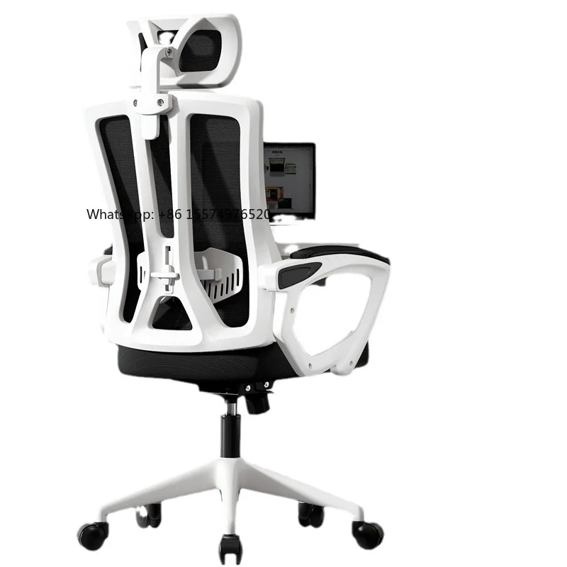 Ergonomic office chair with comfortable fabric back headrests Household rotary learning meeting chair Comfortable computer chair