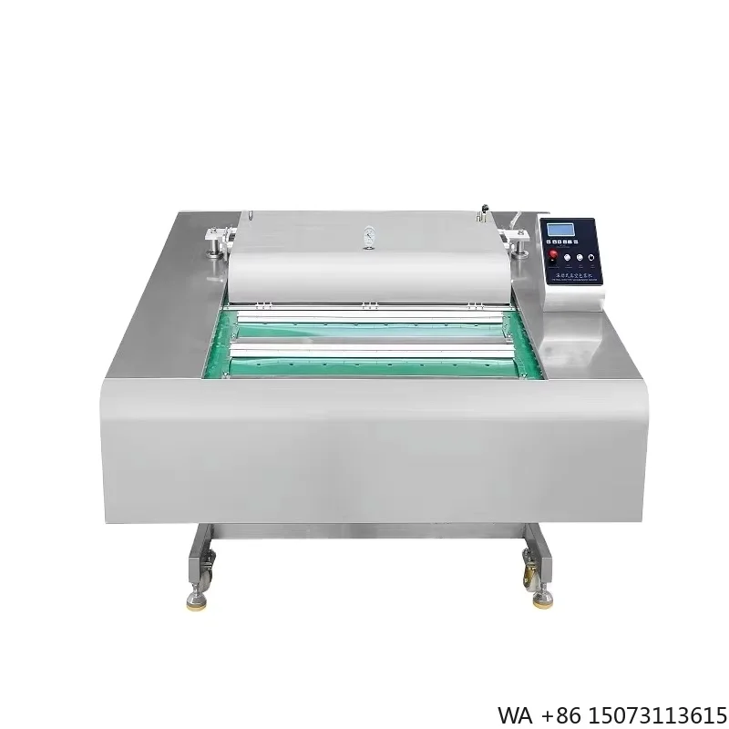 Double Chamber Sealing Rolling Vacuum Packing DZ-1100-D Hot Sale Semi Automatic Sealer for Food