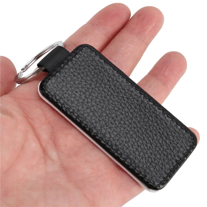 

80 Pieces Sublimation Blanks Keychain PU Leather Keychain Heat Transfer Keychain Keyring Sublimation Keyrings DIY Craft