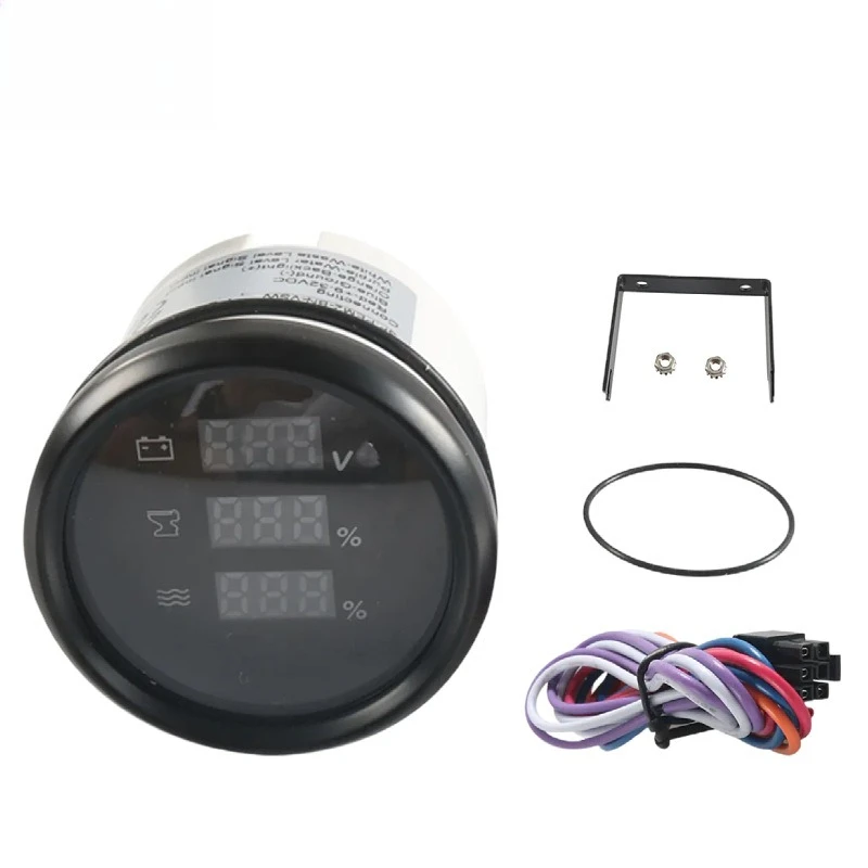 

Комбинированный измеритель напряжения уровня воды 52 мм, комбинация приборов для модификации яхты на колесах