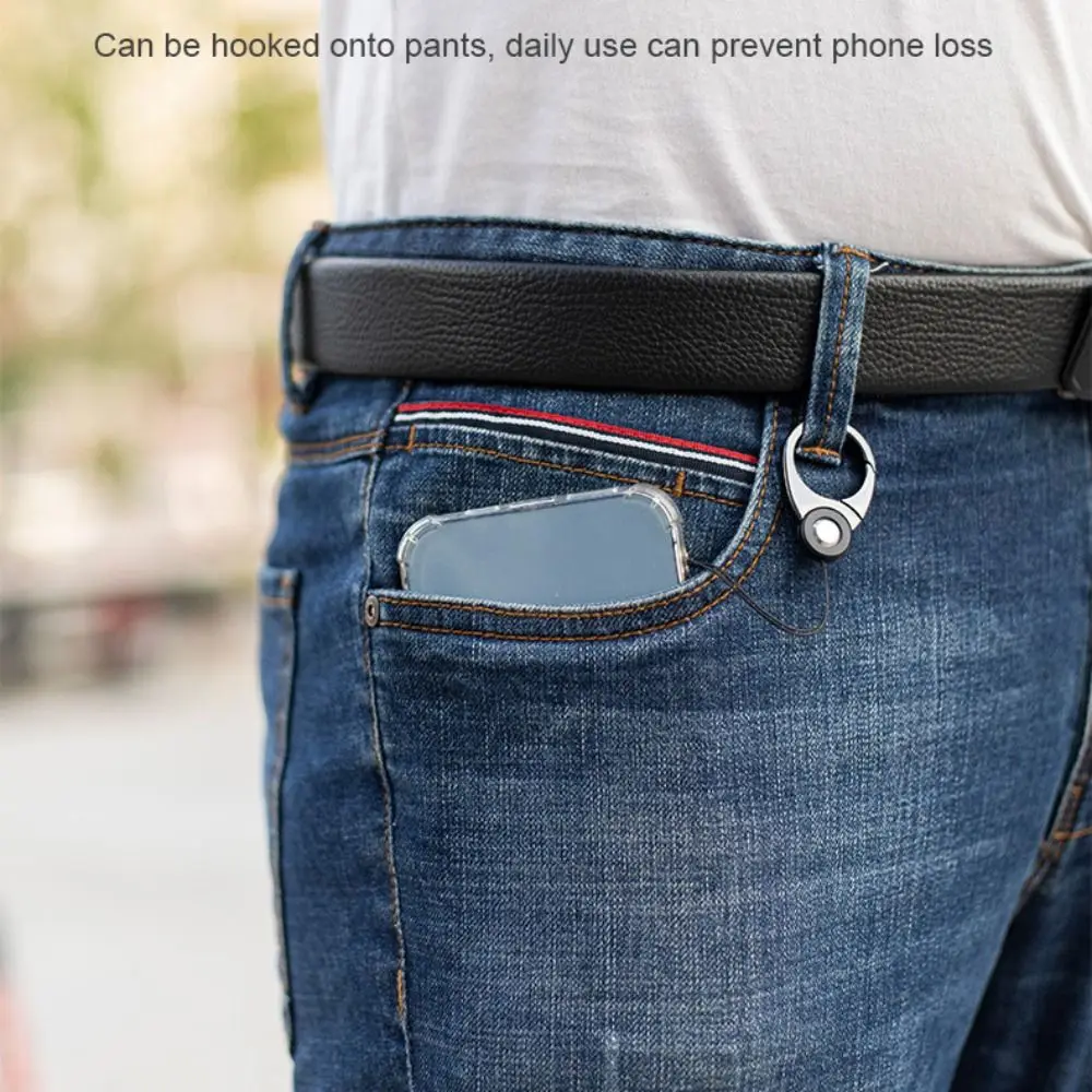 

Zinc Alloy Mobile Phone Anti-Loss Hook Geometric Shape Versatile Mobile Phone Ring Buckle Phone Pendant Mobile Phone Accessory