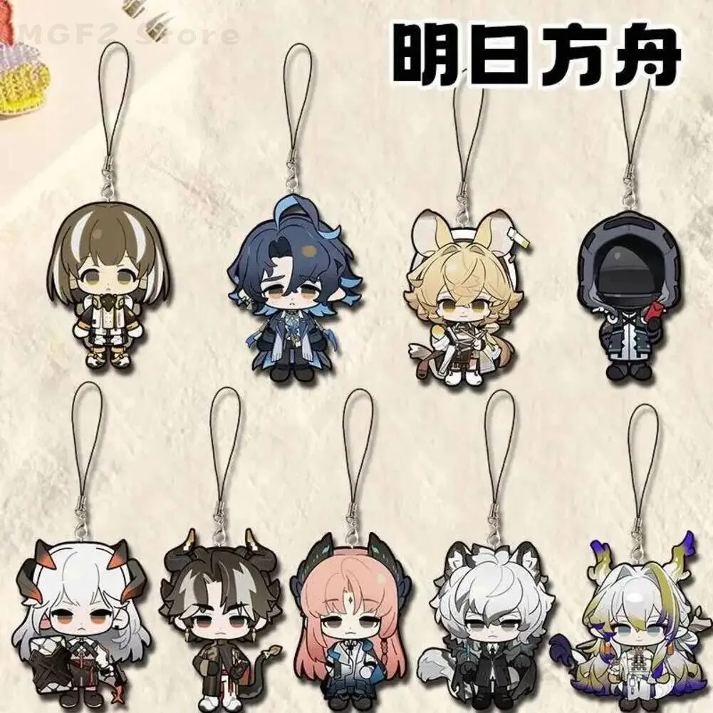 

Акриловые брелоки-подвески с фигурками персонажей аниме Arknights, 9 шт., модные, кавайные, для мужчин и женщин, подарки