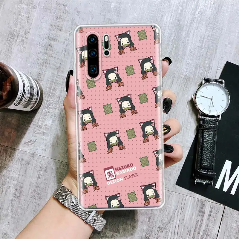 Demon Slayer Art Background Phone Case For Huawei Honor 10 9 20 9X 8A 8X 8S Lite Pro Y5 Y6 Y7 Y9S P Smart Z 2019 2021 10i 20i Co