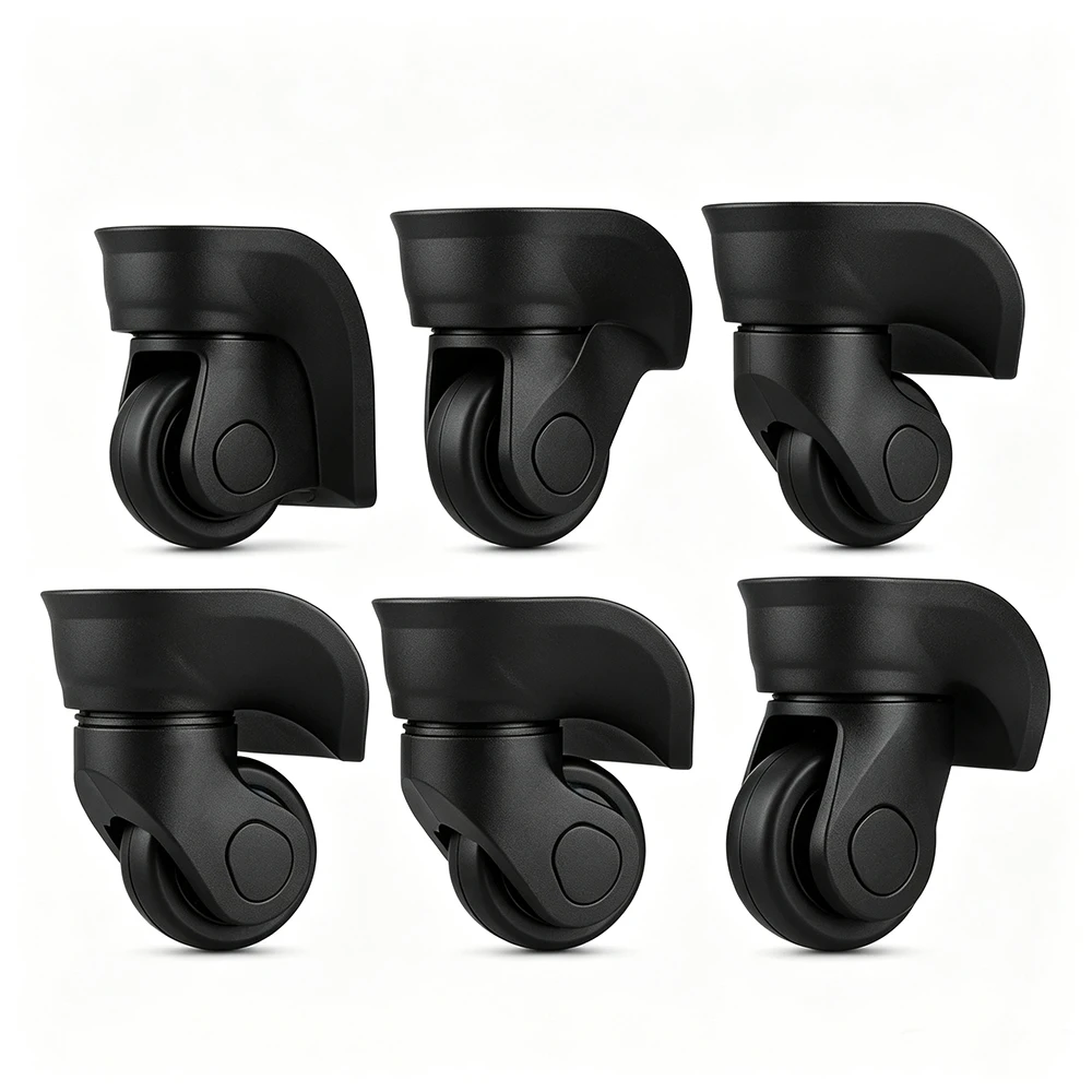 2-4Pcs PVC Spinner Caster High Quality Suitcase Luggage Wheels Silent Replacement Wheels Customs Box Trolley Accessories Hot
