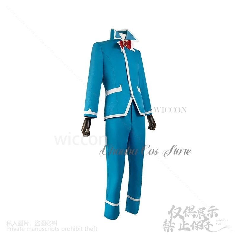 مرحبا بكم في مدرسة شيطان إيروماكون كوسبفريه سوزوكي إيروما أنيمي زي اليابانية جيراي كي الأزرق DK معطف موحد السراويل شعر مستعار مخصص