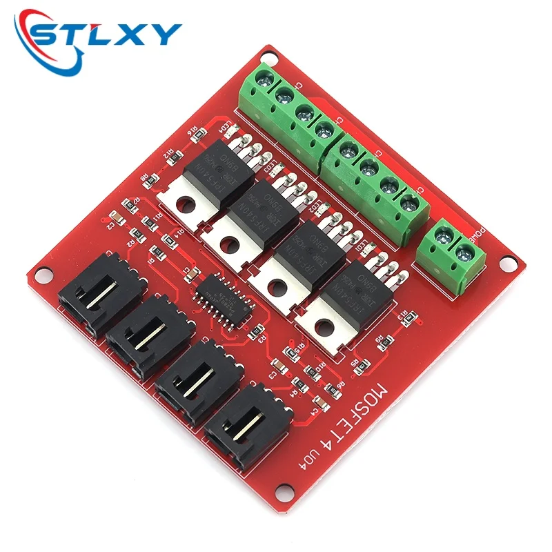 4-Channel IRF540 MOSFET Isolated Power Switch Module Electronic Building Block for DIY High Current Control