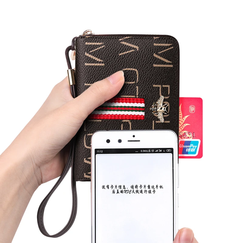 Luxury Card Bag Women's new multi-card anti-degaussing compact card bag Large capacity card sleeve