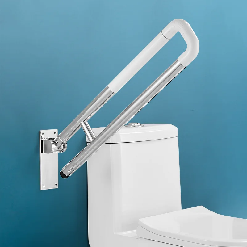 Home-use Elderly, Disabled, Pregnant Safety Anti-slip Toilet Booster Frame 304 Stainless Steel Bathroom Handrail