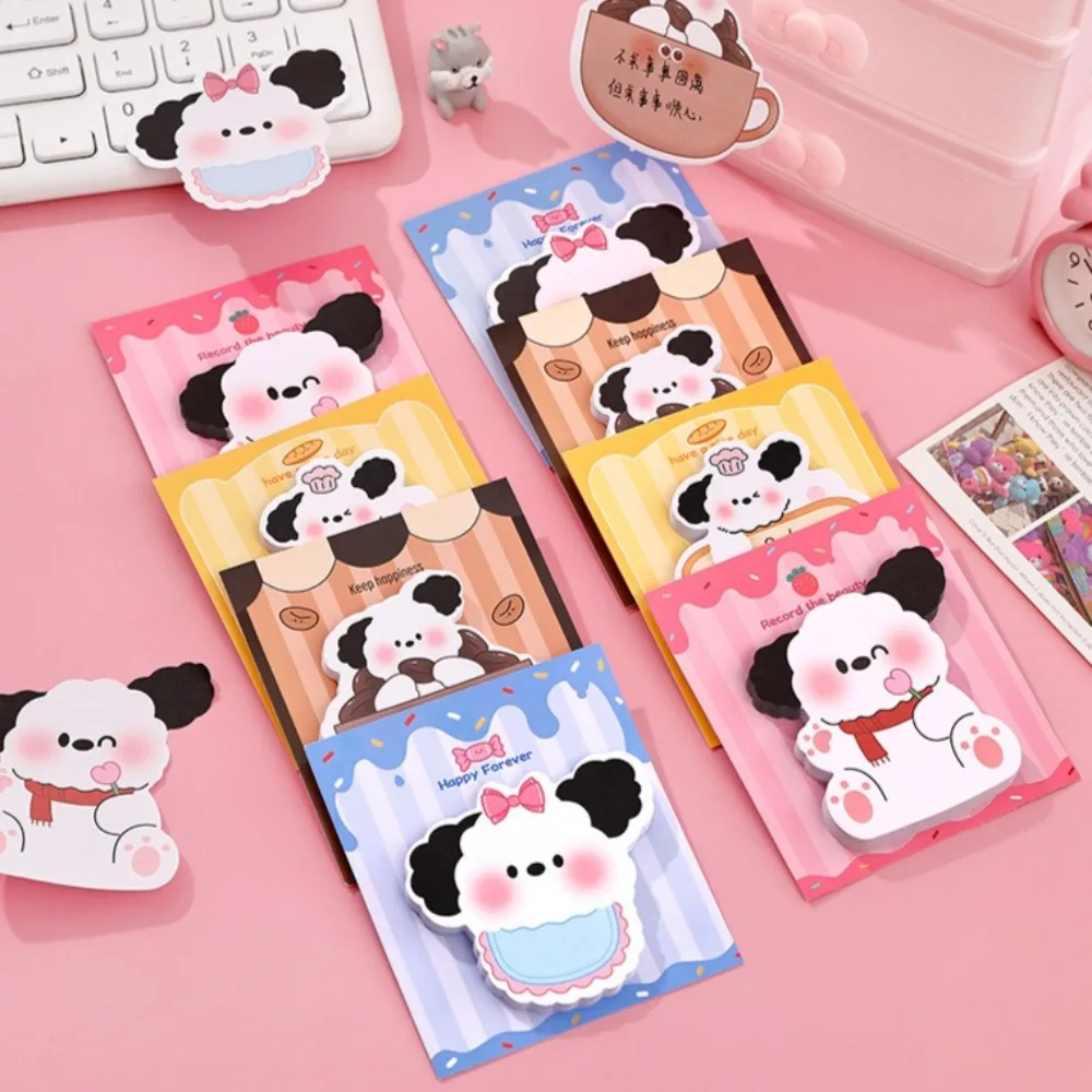 4 قطعة ملاحظات لاصقة لطيفة للطالب ورقة مذكرة على شكل حيوانات ملاحظات كرتونية N مرات مذكرة الوسادة جوائز هدية للمدرسة رسالة قرطاسية إبداعية #6