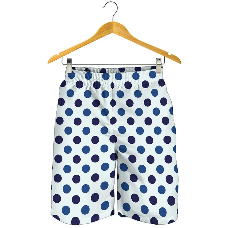 Classic Wave Point 3D Printing Y2k Shorts Men Clothing Fashion Hawaii Swimming Beach Shorts Women Casual Breathable Gym Shorts
