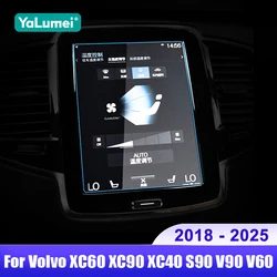 For Volvo XC60 XC90 XC40 S90 V90 V60 2015 - 2020 2021 2022 2023 2024 2025 Car Tempered Glass Navigation Screen Film Accessories