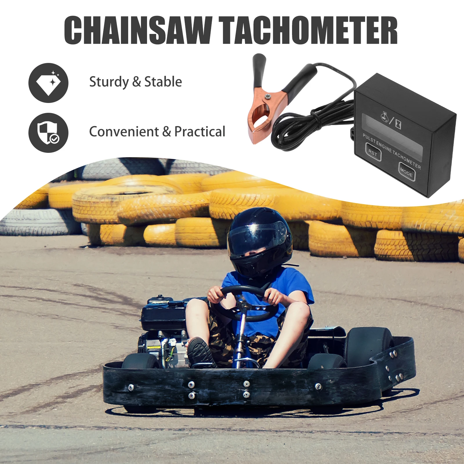

Tachometer Pulse Speedometer For Chainsaw Atv Motorcycle Small 2 Stroke 4 Stroke Meter With Cr2450