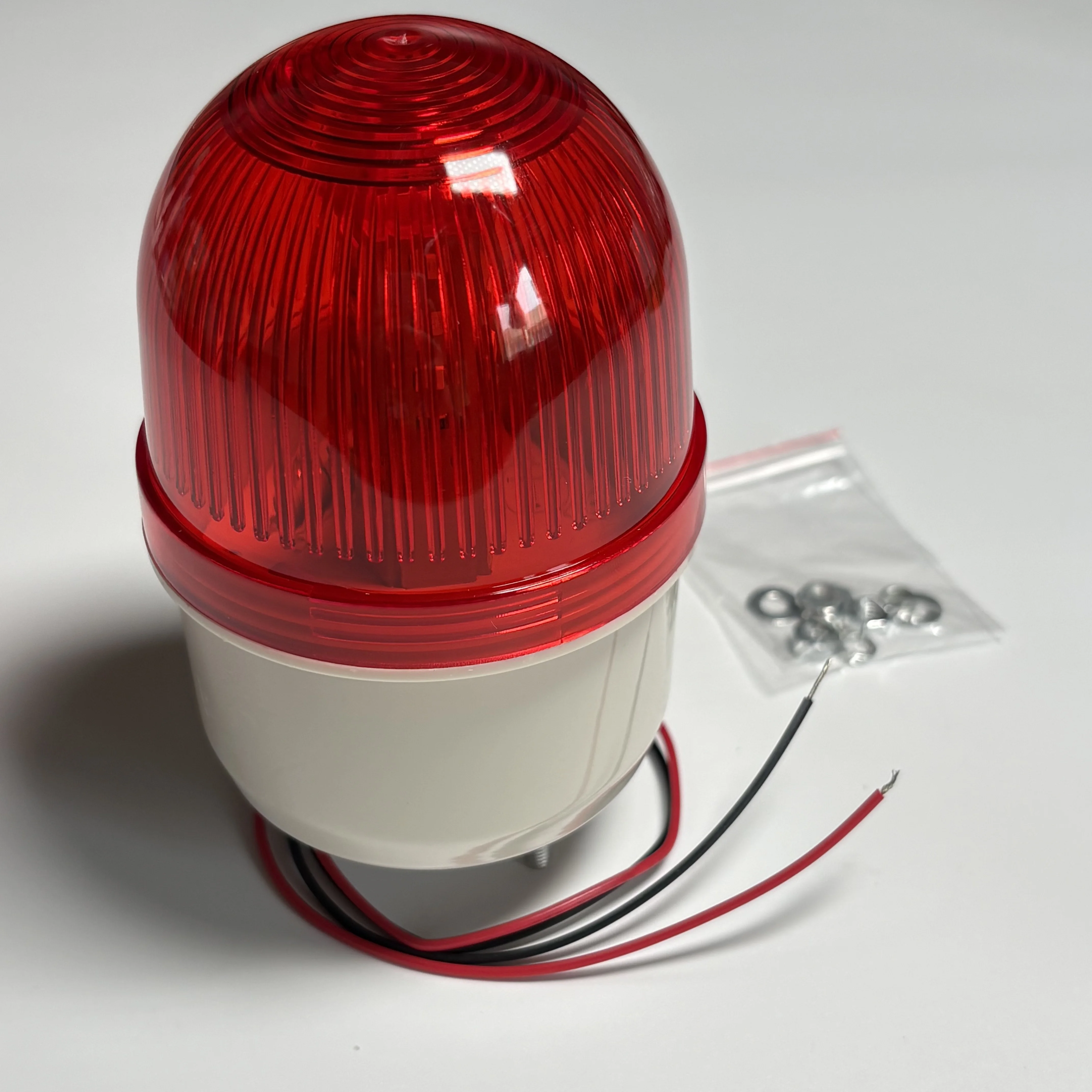 Zusen TB72D 12V 24V 110V 220V Red Color Small Flashing Light Security Alarm Strobe Signal Warning LED Lamp