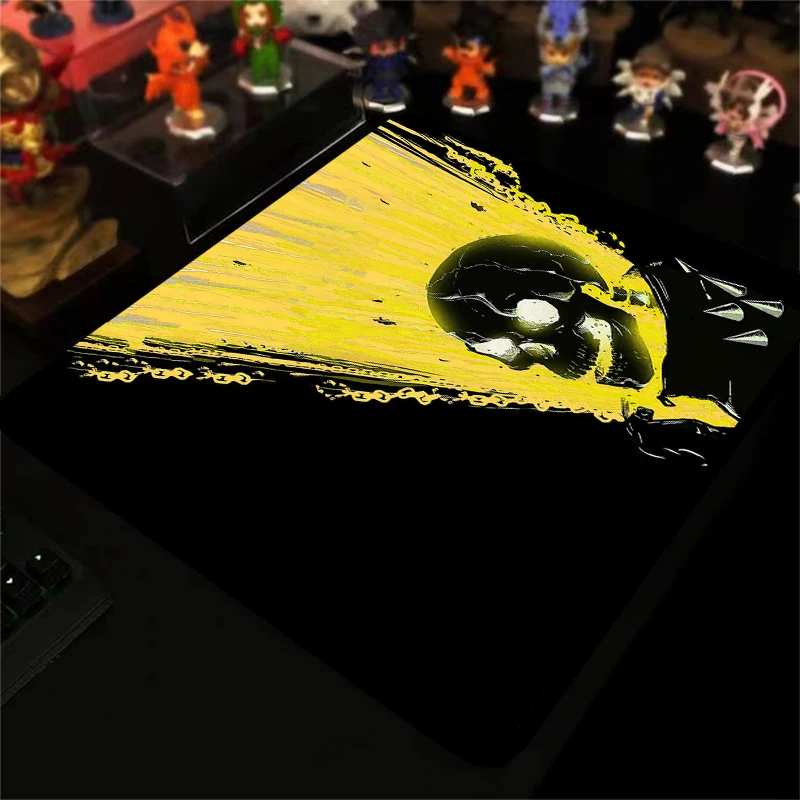 Premium Mouse Pad Gamer Balance Gaming Mousepad E-Sports Skull Mouse Mat Ultrafine Surface Desk Mat Computer HD Print Table Mats