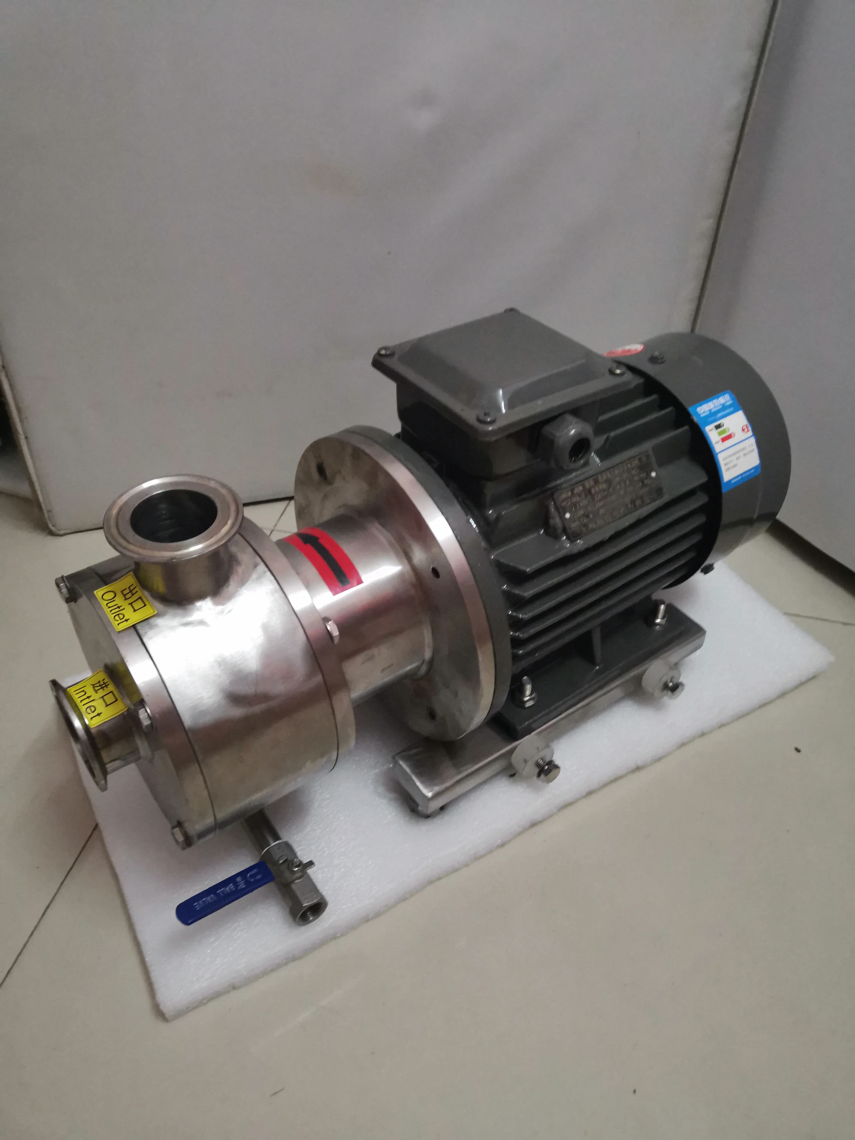 TRL1-100 Inline High Shear Emulsifying Pump 2.2KW, Single Stage Pipeline Emulsion Homogenizer Pump