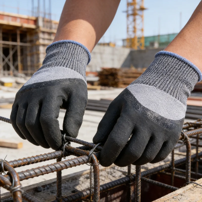 

Soft and Breathable Labor Protection Gloves Lightweight Highly Elastic Wear-resistant Non-slip Protective Glove Work Accessories
