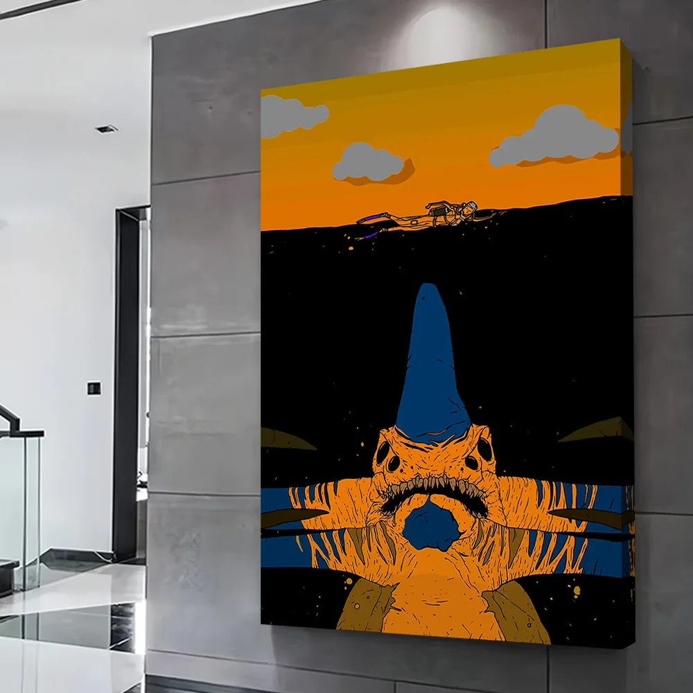 Subnautica Game Printing Poster Customizable Pictures Wall Art Canvas Painting for Modern Home Decoration Ornaments Wand Deko