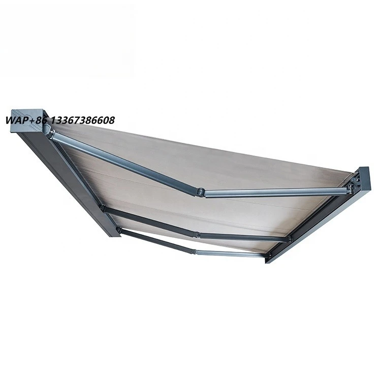 Best Selling Products Customized Electric Balcony Patio Garden Aluminum Full Cassette Electric Retractable Outdoor Smart Awning