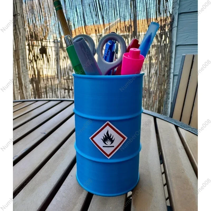 الإشعاع المشع علامة حامل قلم الإبداعية سطح المكتب المنزلي زخرفة صغيرة القرطاسية تخزين دلو الديكور #4