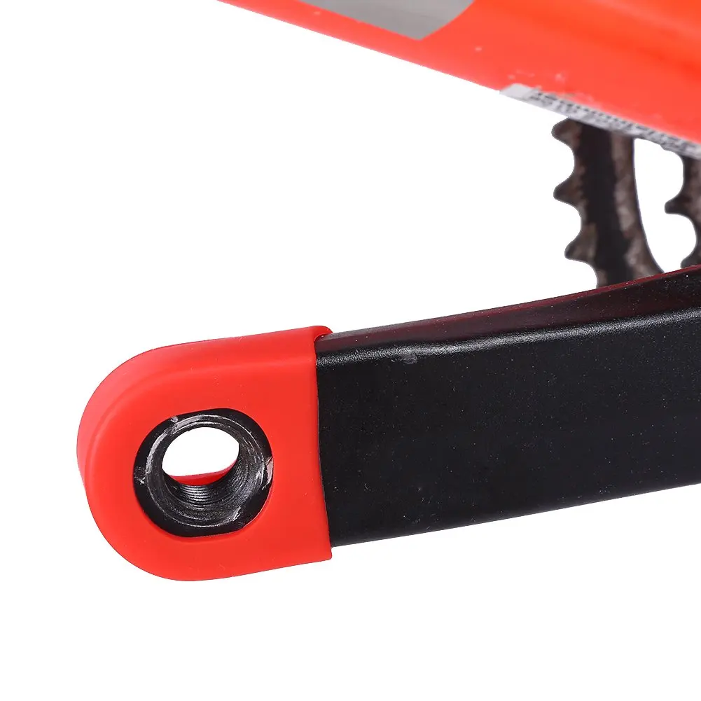 DOMEN Fahrrad Kurbel Arm Schutz Abdeckung Fahrrad Silikon Hülse Pedal Kurbelgarnitur Fahrrad Kurbelgarnitur Schutzkappen Fahrrad Zubehör – Detail 6