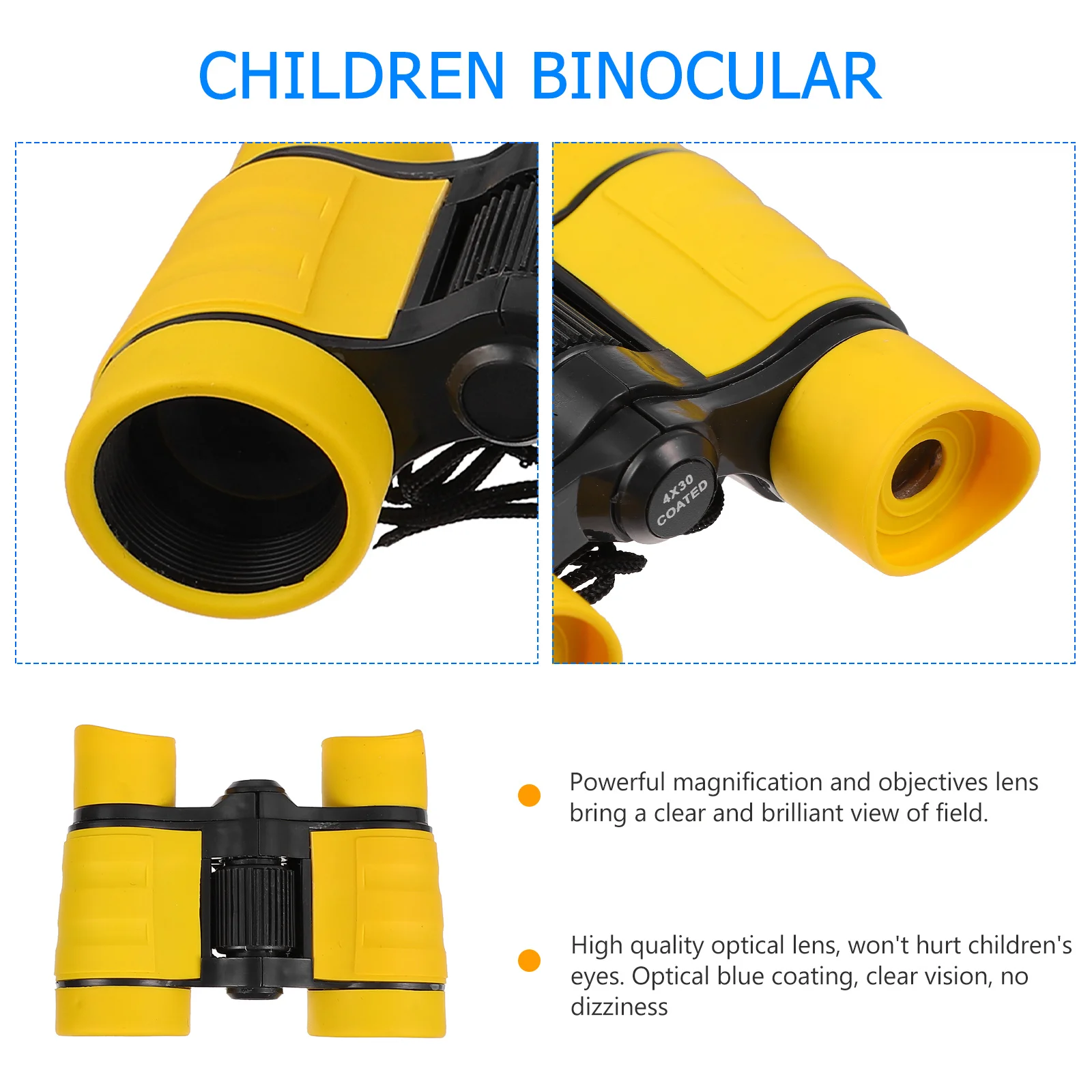 

Compact 4x30 Pocket Binocular Professional High Definition Portable Kids Children Outdoor Sightseeing Camping Travel