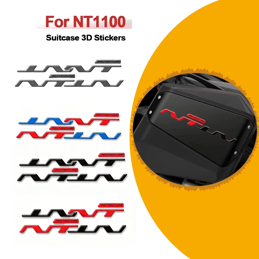 

For NT1100 NT 1100 DCT Sport Touring 2022-2026 New Motorcycle Case 3D Gel Sticker Side Boxes Panniers Luggage Protection Decals