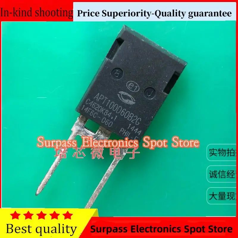 50PCS-100PCS  APT100D60B2G  TO-247 600V 100A   Price Superiority-Quality guarantee