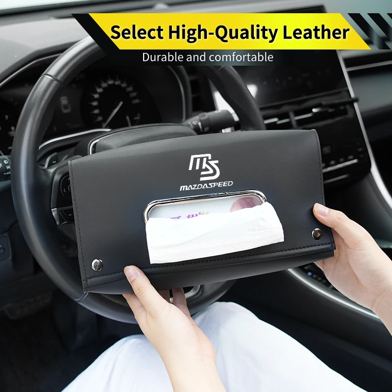 

Car Seatback Tissue Holder Box Paper Towel Pouch Napkin Bag For Mazda 6 3 5 2 CX5 CX7 323 Demio Axela Atenza CX9 MX3 MX5 RX8