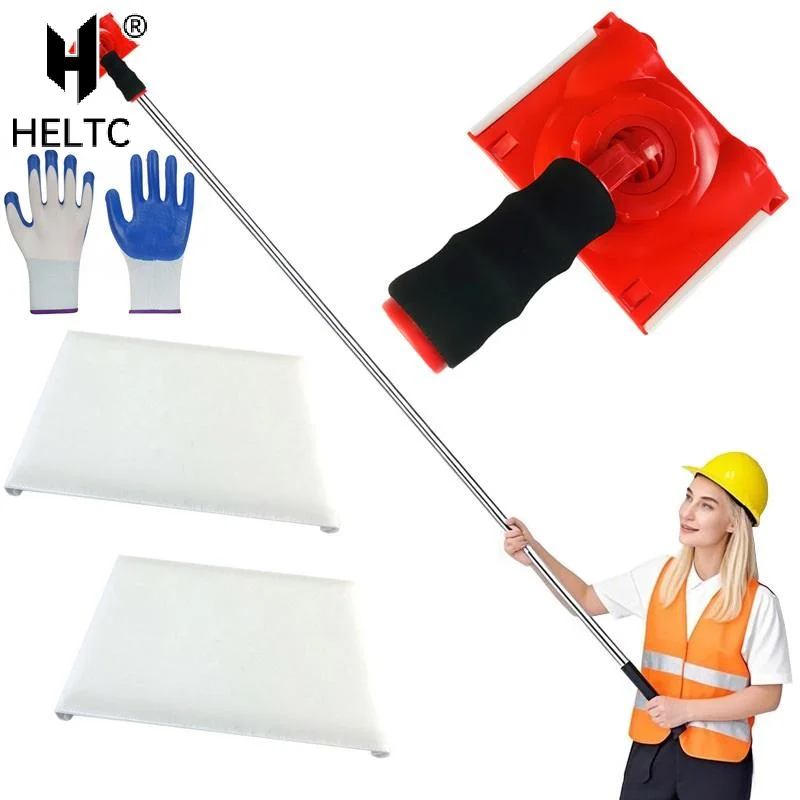 Red Paint Edger Cutting In Home Interior Plastic Wall With Pad Nylon Bristles Edges Painting Corner And Edges