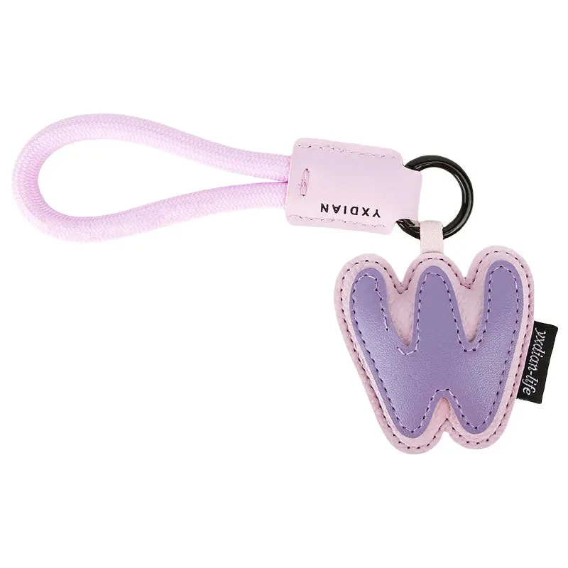 Accessoires Voor Labubu 4e Generatie Labubu 4.0 Lederen Brief Lanyard 10 cm Mini Labubu Pop Hanger & Sleutelhanger