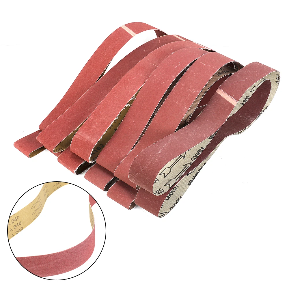 6ชิ้น/เซ็ต2 \\\ \\ "x 72 \\\\" "เข็มขัดกระดาษทรายกรวดละเอียด5x182ซม. สำหรับการวิ่งที่ราบรื่น