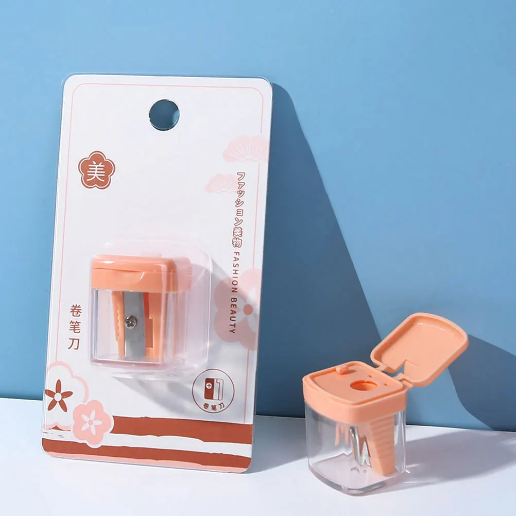 Sacapuntas de lápiz de cejas, herramienta de afilado profesional para lápices de maquillaje, delineador de ojos, lápiz labial, portátil, ligero, viaje, 4 Uds.