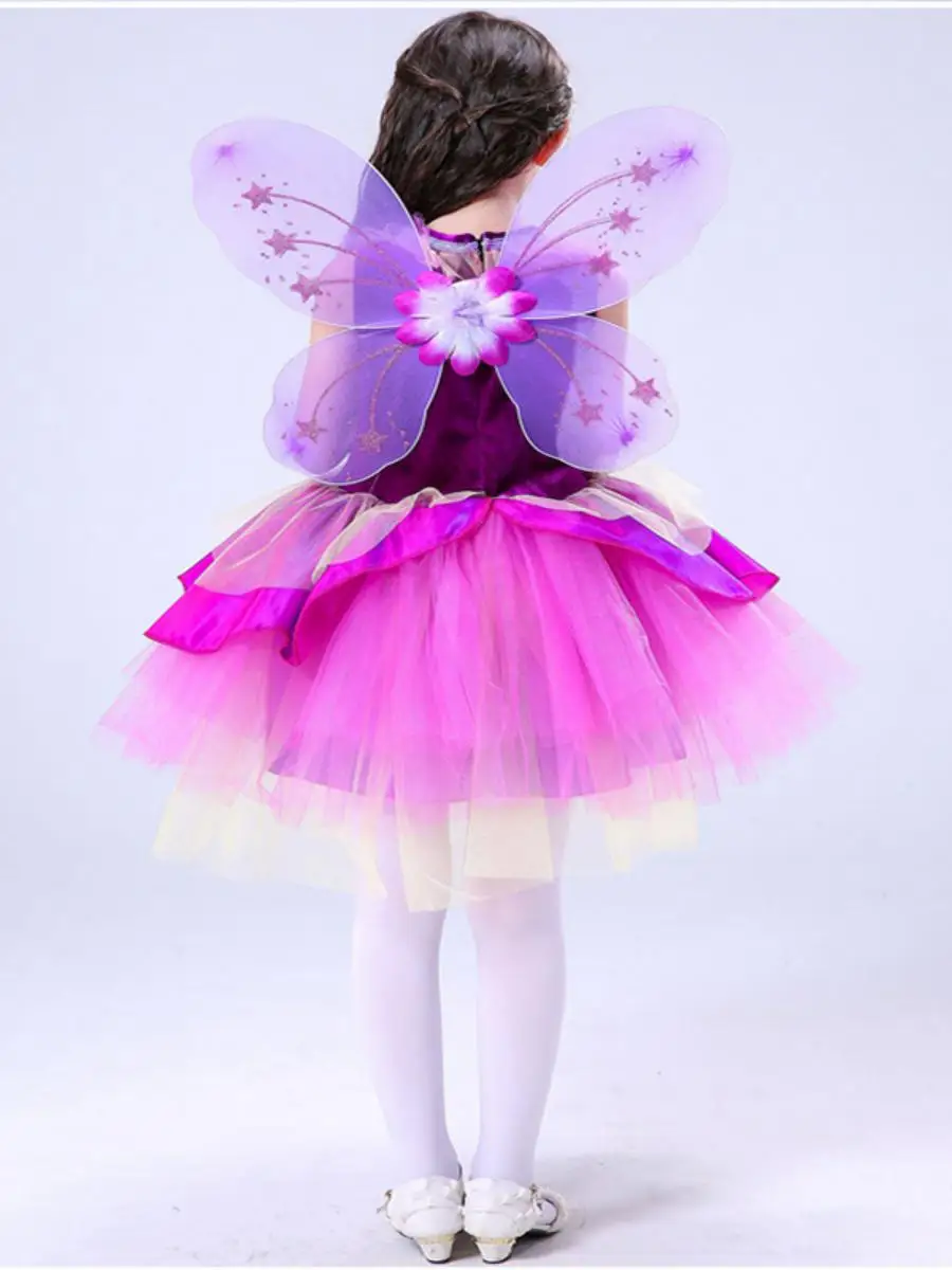 أزياء الهالوين للأطفال الساحرة دكتور بلا الشيطان حفلة تنكرية الكرة تنورة مطبوعة CS فرقة فام للأطفال الجنية T موضوع