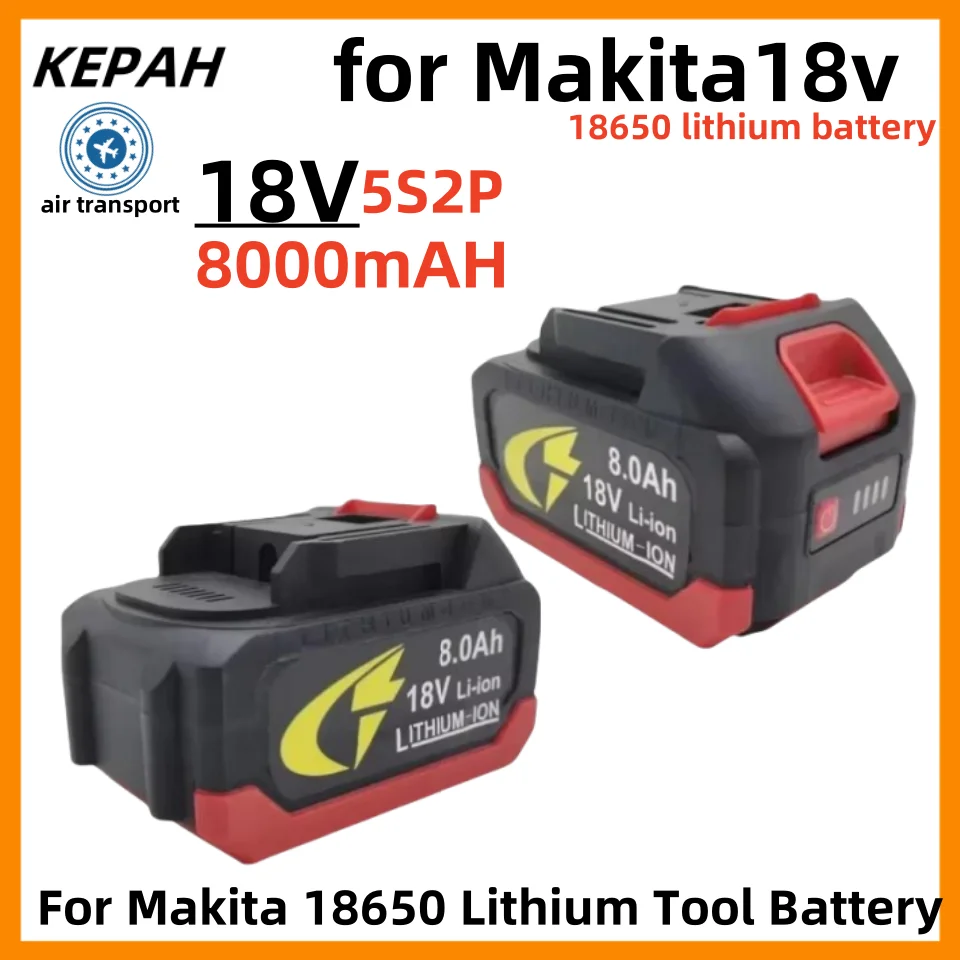 

Для Makita 5S2P 18V для Makita 18650 литиевая батарея может заряжать 8Ah аккумулятор с высоким током и высоким разрядом. Зарядное устройство.