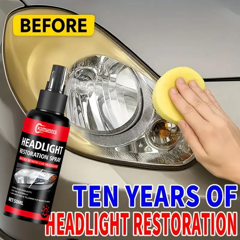 

Универсальный набор для восстановления фар автомобиля: полироль, средство для удаления царапин, отбеливатель, средство для удаления желтизны для пластиковых фар