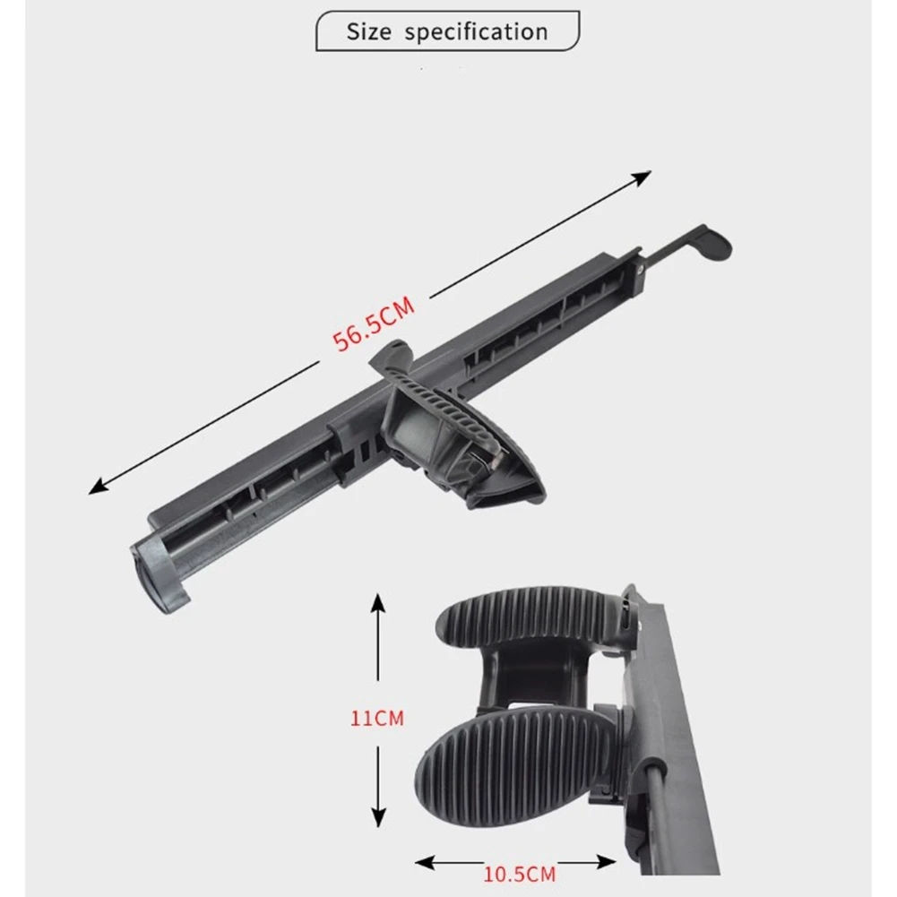 New Adjustable Kayak Pedal Foot Braces Kit Pegs Set Toe Pilot Foot Controlling System Canoe Kayak Footrest