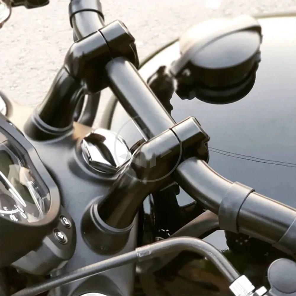 Motorcycle Accessories Handlebar Riser Clamps Adapter For TRIUMPH Bobber Black Bonneville T100 T120 Speedmaster Raises Handlebar