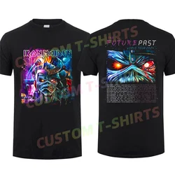 Camiseta masculina casual para passar o futuro do futuro, camiseta gráfica 100% algodão, mangas curtas, verão, S-3XL, camiseta legal, 2024