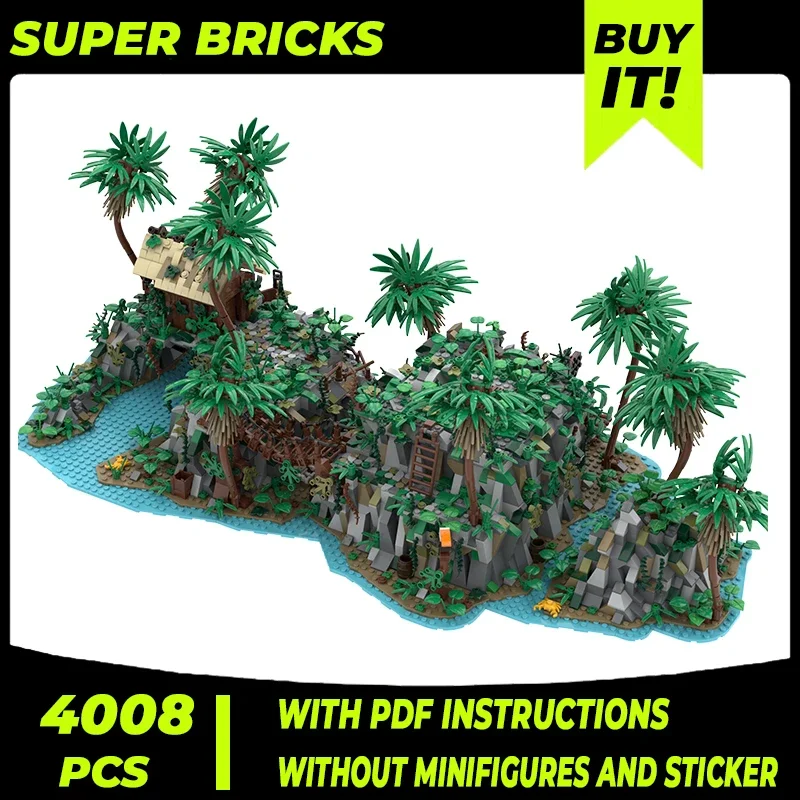 Famous Movie Model Moc Building Bricks Wealth Pirate Island Technology Modular Blocks Gifts Christmas Toys DIY Sets Assembly