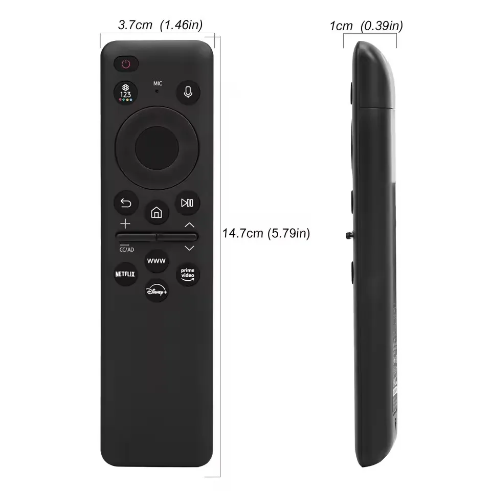 1 reemplazo de control remoto por voz BN59-01432A para control remoto de TV Samsung, Compatible con televisores inteligentes Samsung