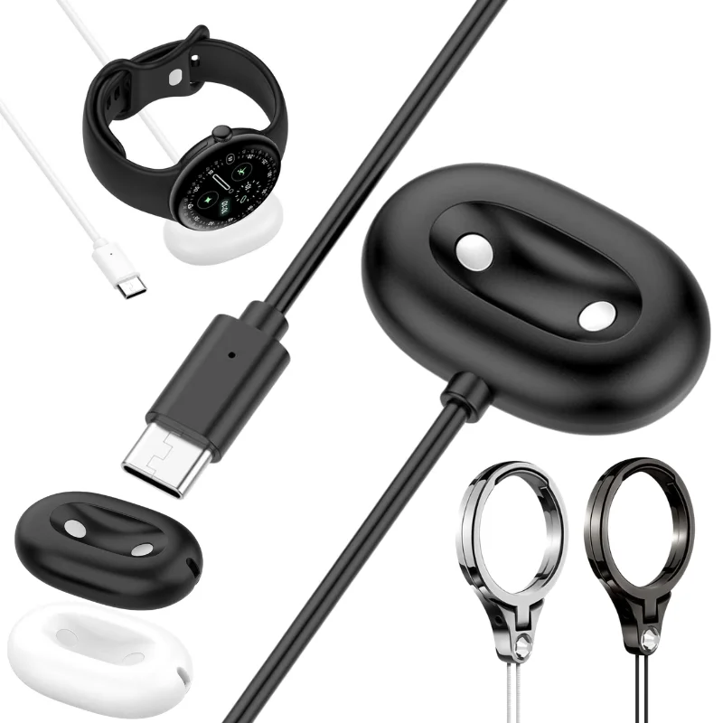 Magnetic Wireless Smart Watch Charging Cable Type C Charger Dock Replacement Charger Accessory For Pixel Watch4 41 45mm