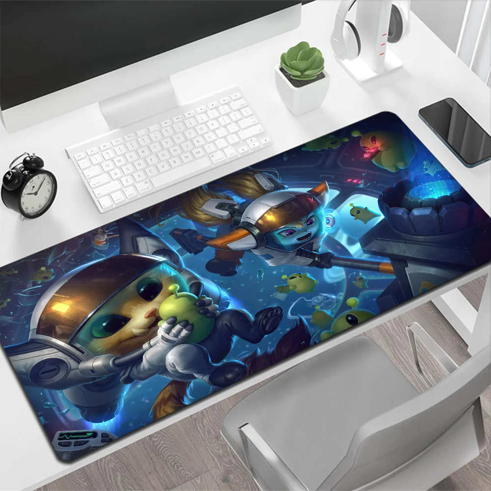 Tapis de souris League of ATIONS End Poppy, grand tapis de souris, tapis de jeu, PC Gamer, ordinateur, polymères, grand, média, clavier, bureau